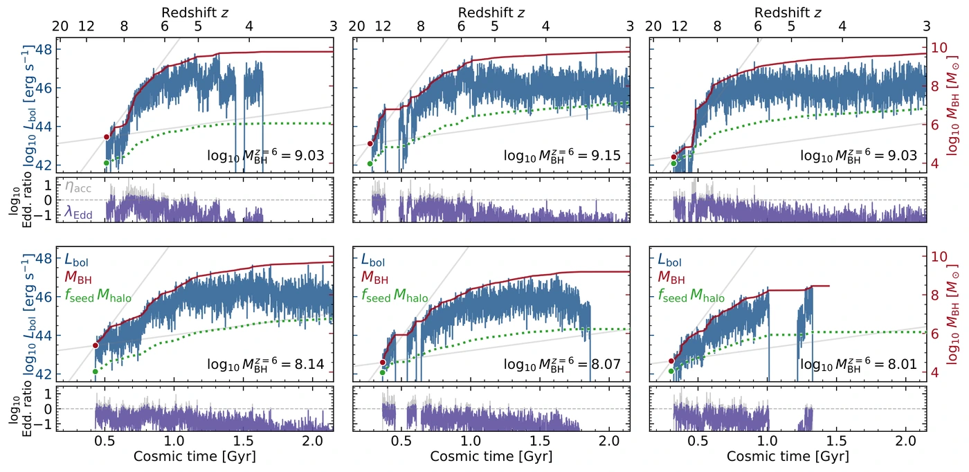 Predicted quasar lightcurves at high redshift